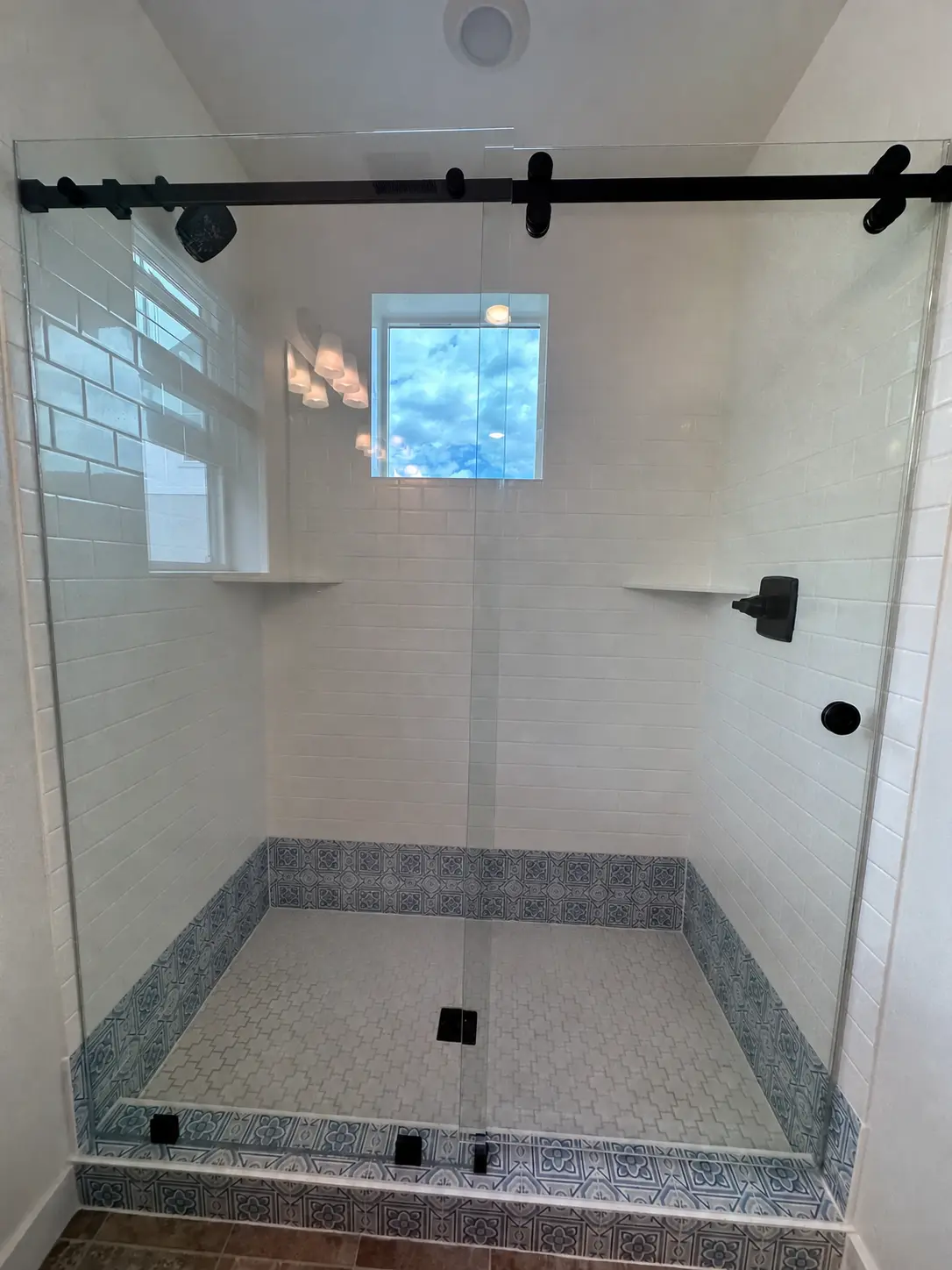 Frameless Shower Door in Saratoga Springs.